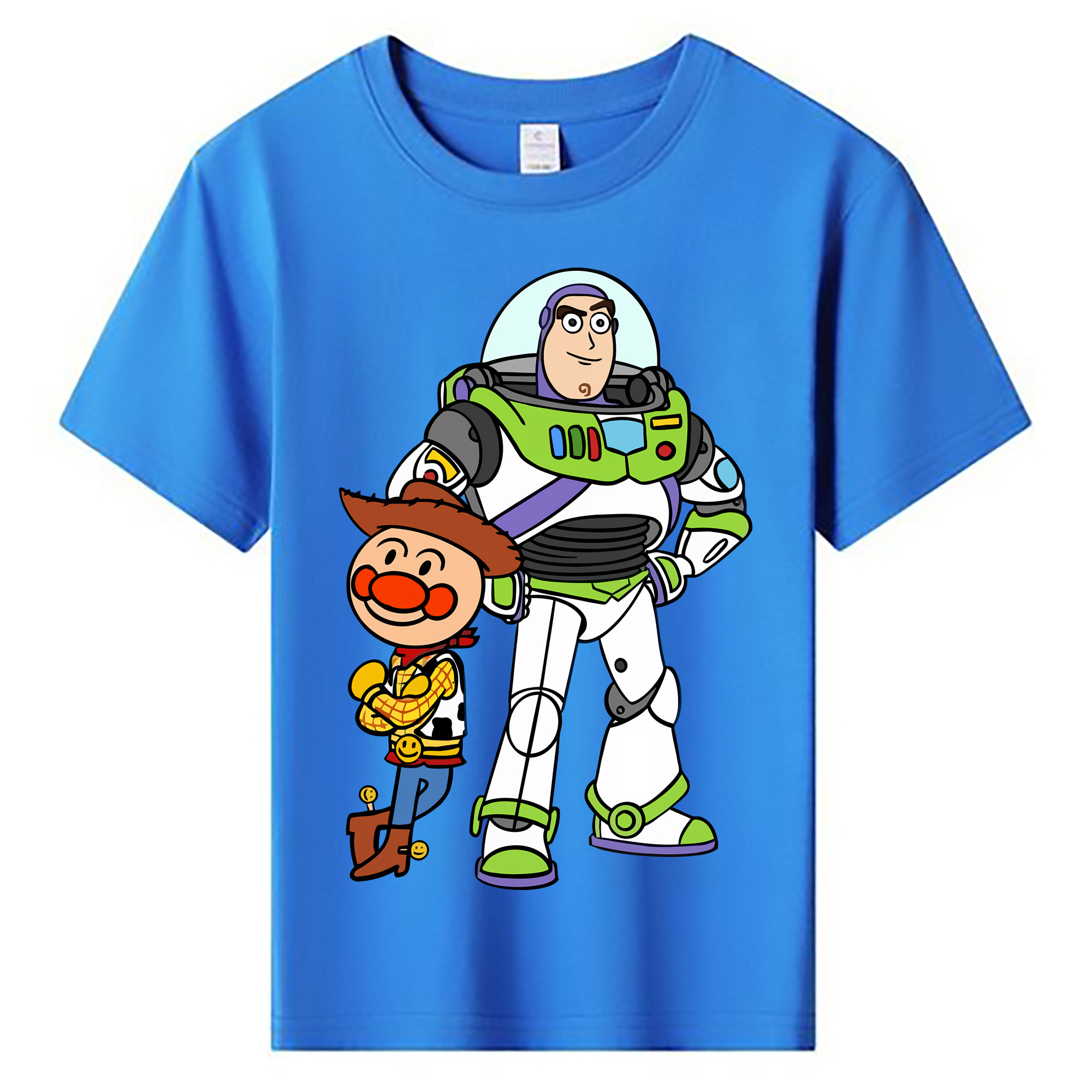 （画像用） アンパンマン Anpanman 綿100％キッズTシャツ（フロントプリント）